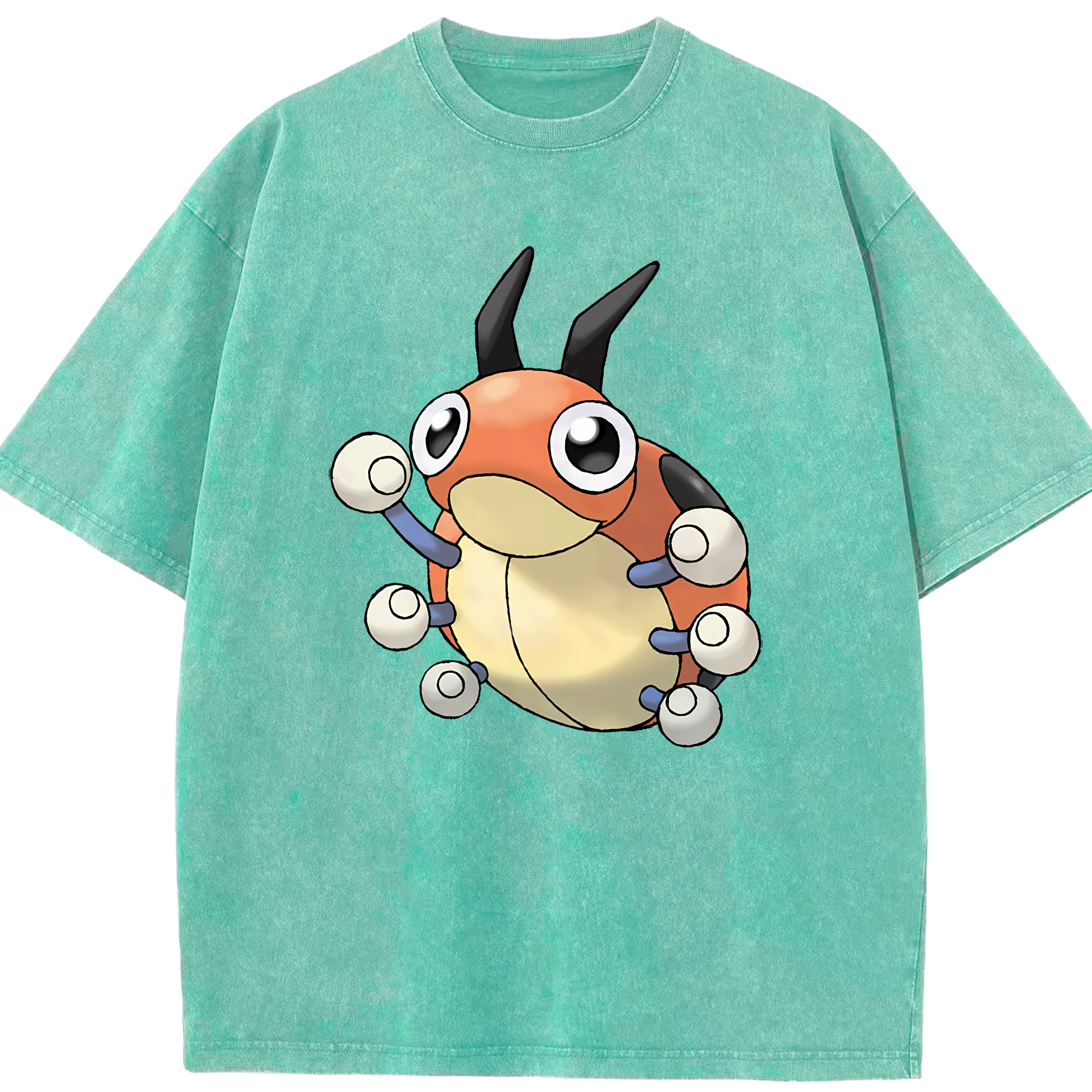 （画像用） ポケットモンスター Pokémon 綿100% ヴィンテージ風 半袖Tシャツ（フロントプリント）
